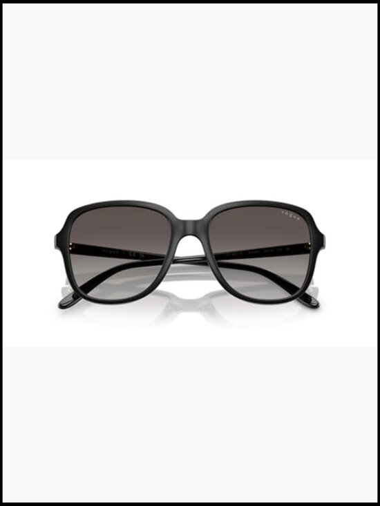 Square low bridge fit sunglasses with UV protection